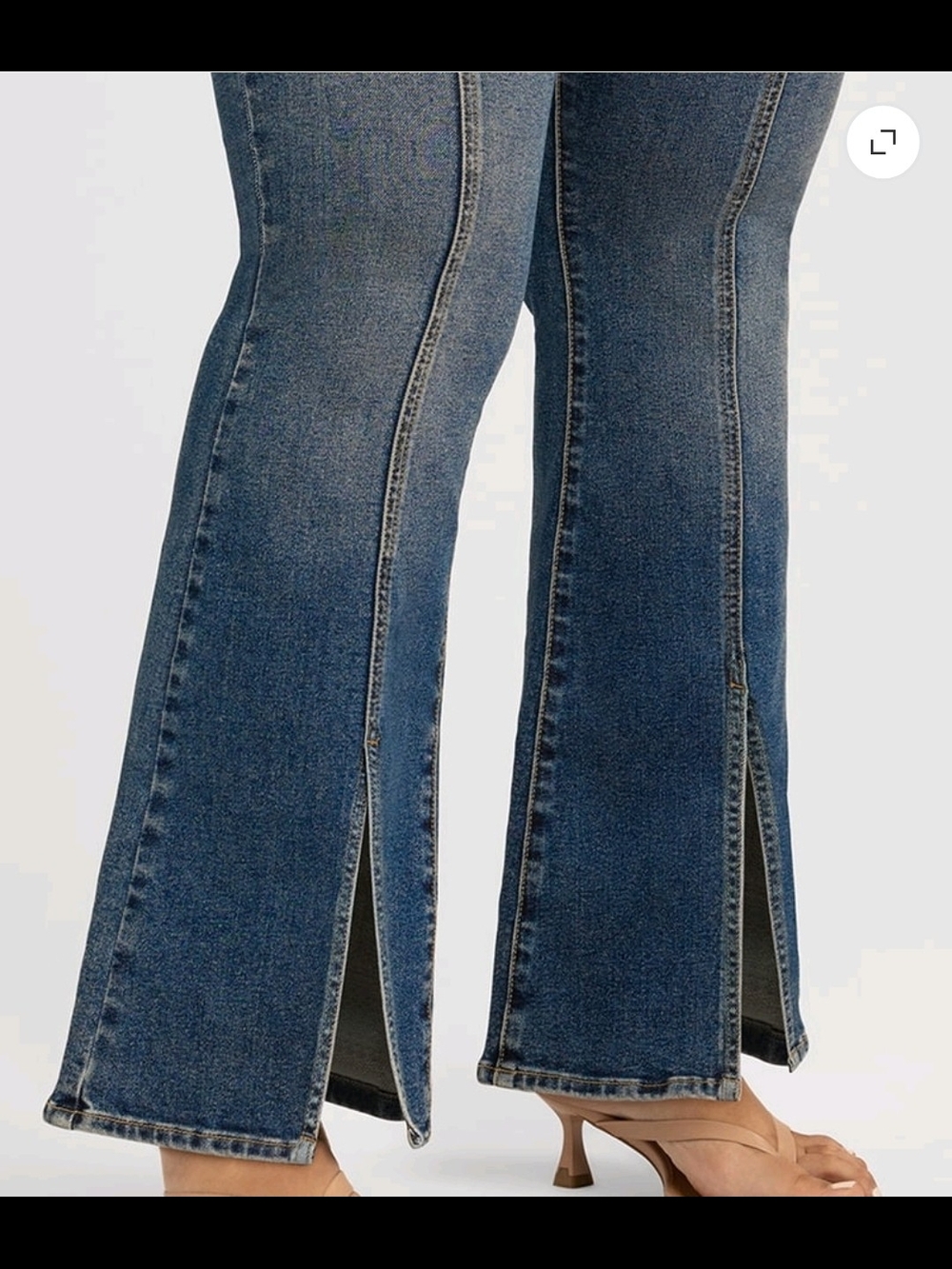 Jessica Simpson Women's and Women's Plus Daisy Fitted Flare Jeans - Picture 2 of 16
